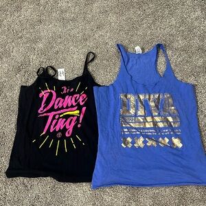 2 Tank tops Zumba